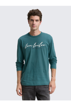 Shirt met lange mouwen en logoprint