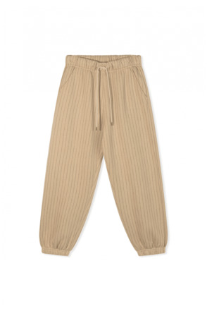 10DAYS Dames jogger broek foam pinstripe katoen mix