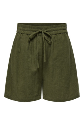 Loose Fit Katoenen shorts met riem