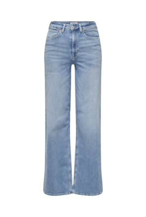 Wide Leg Fit Jeans met hoge taille met wijde pijpen en achterzakken