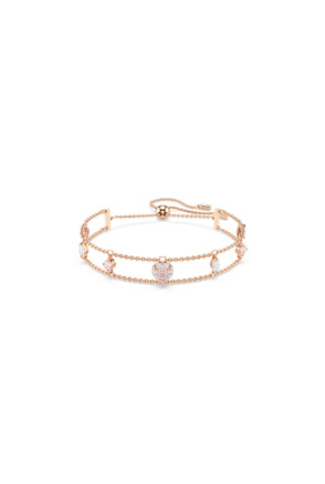 One Soft Bracelet Rose Gold shiny Fancy Morganite White