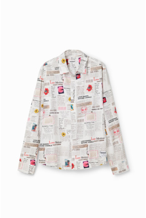 BERNAD SHIRT MET LANGE MOUWEN