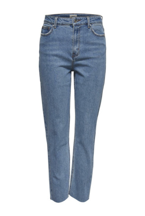 Straight Fit Straight fit jeans met zakken aan de voorkant en enkellengte