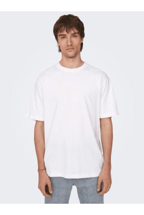 Relaxed Fit O-Hals Korte Mouwen (K/M) Heren