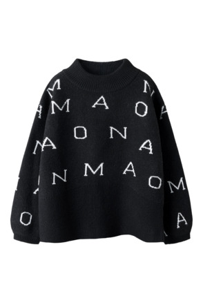 Oversized Pasvorm Hoge Hals Lange Mouwen (L/M) Vrouwen