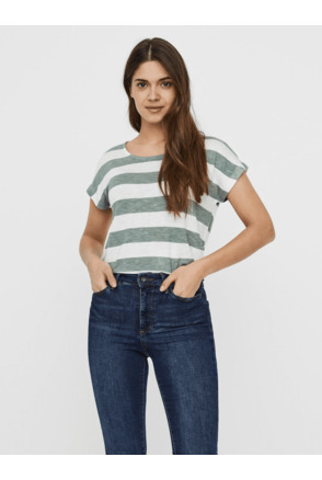 VMWIDE STRIPE S/L TOP NOOS