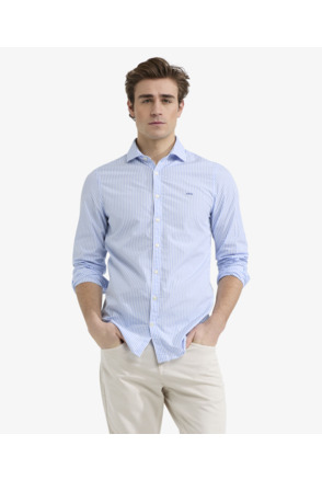 Stripe Shirt 100% Cotton Heren