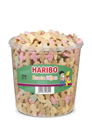 Haribo Zoute Rijen 150 stuks