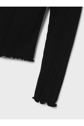 Slim Fit Mock Neck Lange Mouwen (L/M) Meisjes