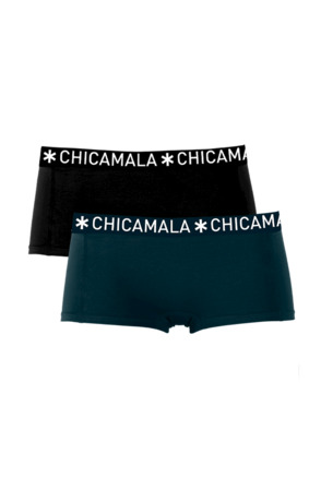 Meisjes 2-pack Boxer Shorts Effen