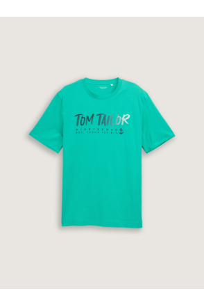 T-shirt met logo-opdruk
