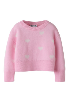 Normale pasvorm ronde hals lange mouwen (L/S) Meisjes