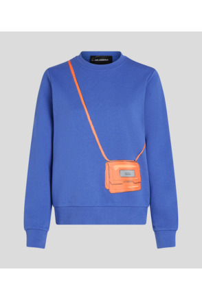 CROSSBODY BAG PRINT SWEATSHIRT