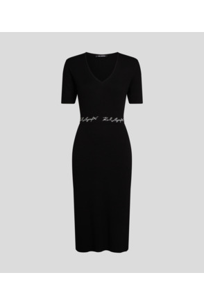 ESSENTIAL KNIT RIB DRESS