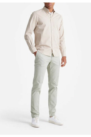 King Essentials The Tommy Overhemd Beige