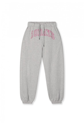 10DAYS Dames fleece joggingbroek katoen elastaan
