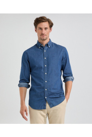 Chambray shirt 100% Cotton Heren