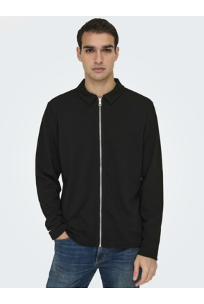 Polo met lange mouwen (L/S) met normale pasvorm Heren