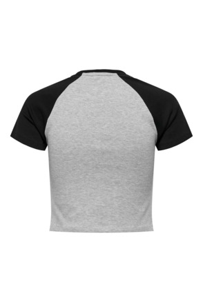 Regular Fit O-Neck Short Sleeves (S/S) Cropped O-hals T-shirt met korte mouwen voor lente/zomer