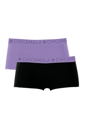 Meisjes 2-pack Boxer Shorts Effen