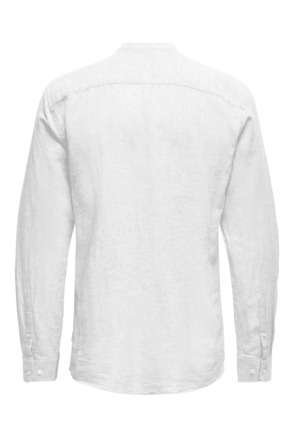 Slim Fit China Kraag Lange Mouwen (L/M) Heren