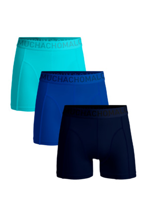 Heren 3-pack Boxershorts Microvezel Blue/Blue/Green