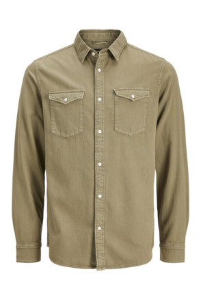 Slim Fit Denim overhemd (L/S)