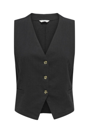 Regular Fit V-Neck Short Sleeves (S/S) Top met V-hals voor dagelijks gebruik met knoopsluiting