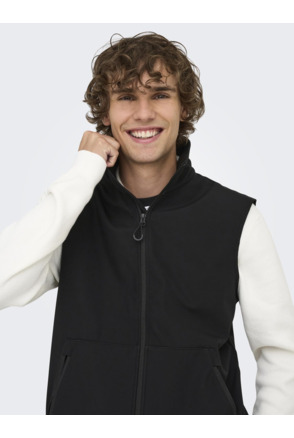 Hoge hals Mouwloos (S/L) Heren