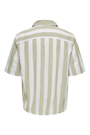 Relaxed Fit Shirt Kraag Korte Mouwen (K/M) Heren