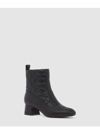 MONOGRAM ANKLE MID BOOTS