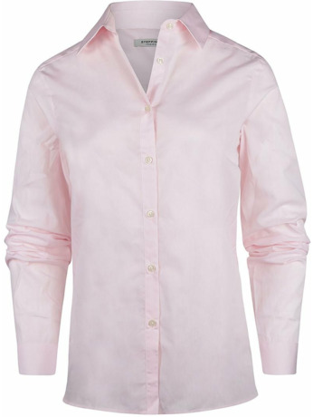 Steppin' Out Blouse Bibi Poplin Dames Lichtroze