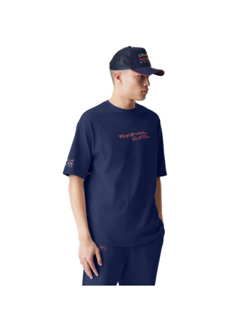 Back Graphic Oversized T-shirt - Navy - Red Bull Racing