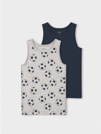 NKMTANK TOP 2P MELANGE FOOTBALL NOOS