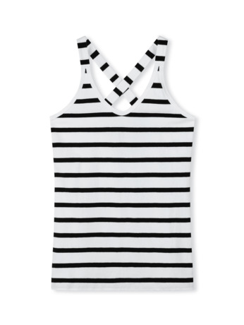 10DAYS Dames gestreepte wikkels katoen elastaan