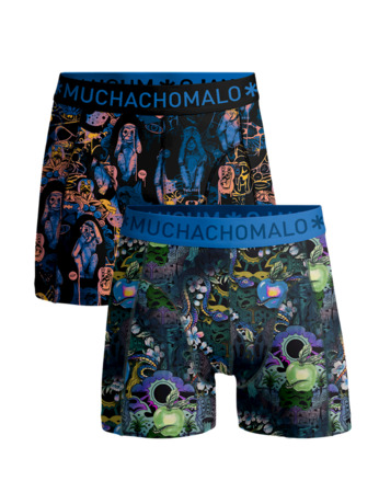 Jongens 2-Pack Boxershorts Fruitnoevil Print/Print