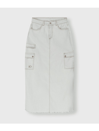 slub twill skirt