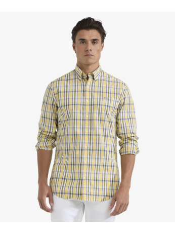 Summer Check Shirt 100% Cotton Heren