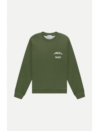 De uit trui Donkergroen Unisex