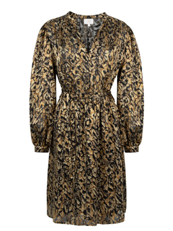 Aaiko Dames Viscose Jurk Zwart