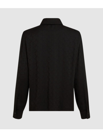 K JACQUARD BOW BLOUSE