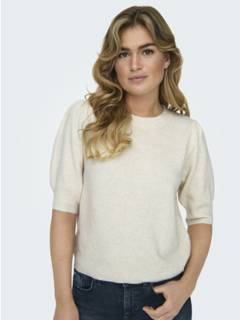 Knit Fit O-Neck 2/4 Sleeves (2/4) Lange mouwen gebreide trui met O-hals pasvorm