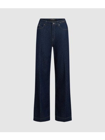 WIDE LEG RINSE JEANS