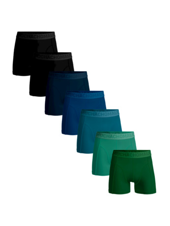 Heren 7-pack licht katoenen effen