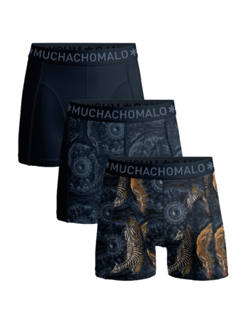 Jongens 3-Pack Boxershorts Print/Print/Effen