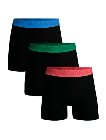 Heren 3-Pack Boxershorts Microvezel Effen Black