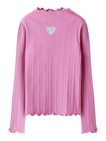 Slim Fit Mock Neck Lange Mouwen (L/M) Meisjes