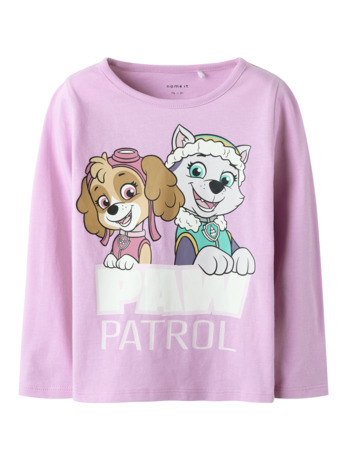 Normale pasvorm ronde hals lange mouwen (L/S) Meisjes