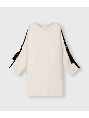 10DAYS Dames ceintuur raglan jurk katoen mix