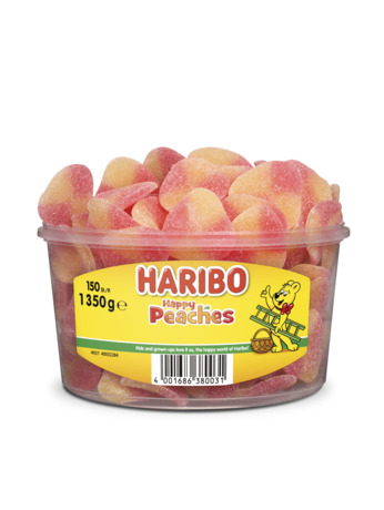 Haribo Happy Peaches 150 stuks